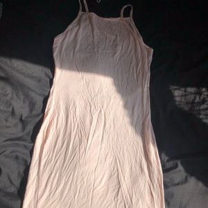 Pink bodycon dress